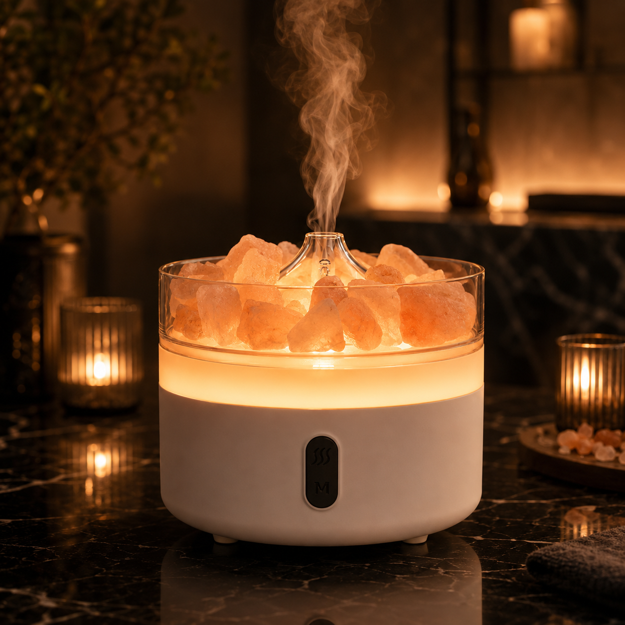 Himalayan Salt Flame Aroma Diffuser USB-C