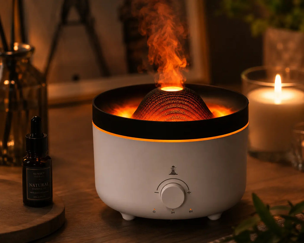 Himalay Salt Flame Aroma Diffuser  560ml AW Dropship UK