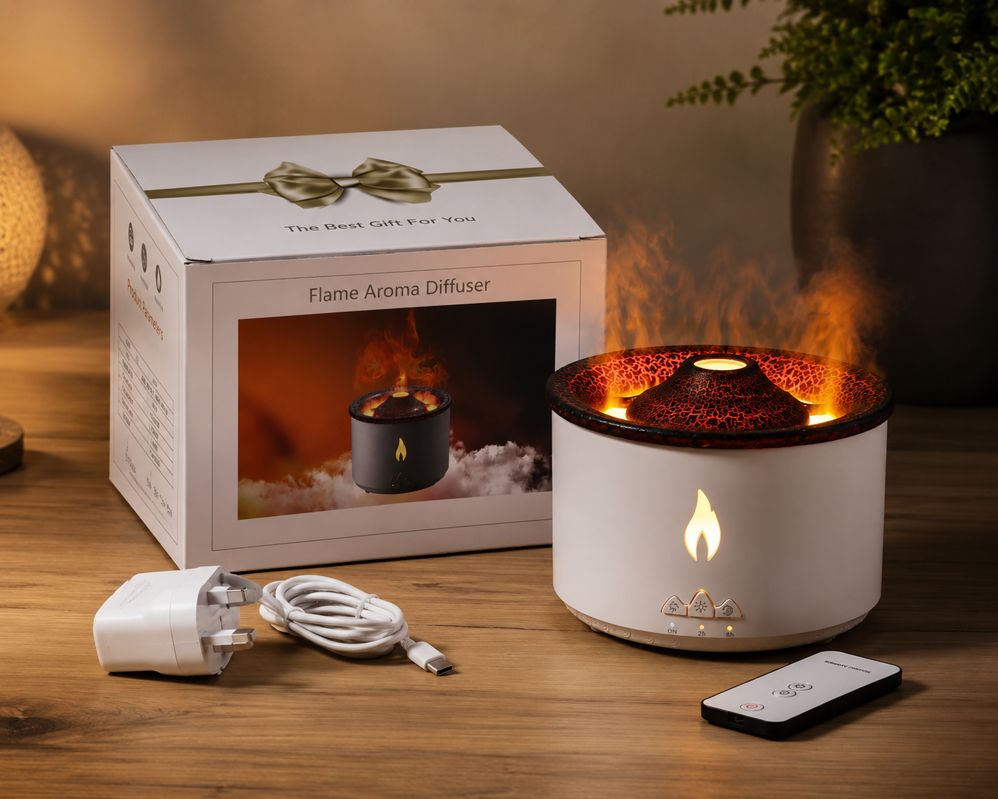 Medium Volcano Effect Aroma Diffuser (plug) Two Colours -360ml