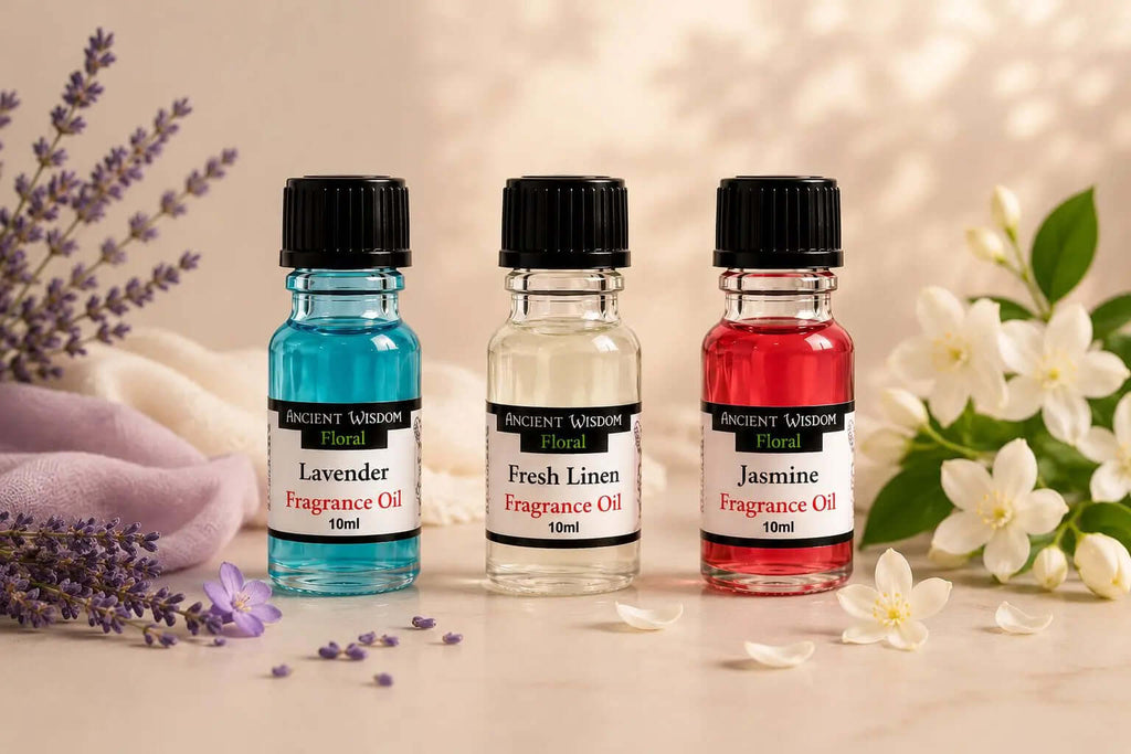 Floral Fragrance Oil Set  3x 10ml – 3x 10ml AW Dropship UK