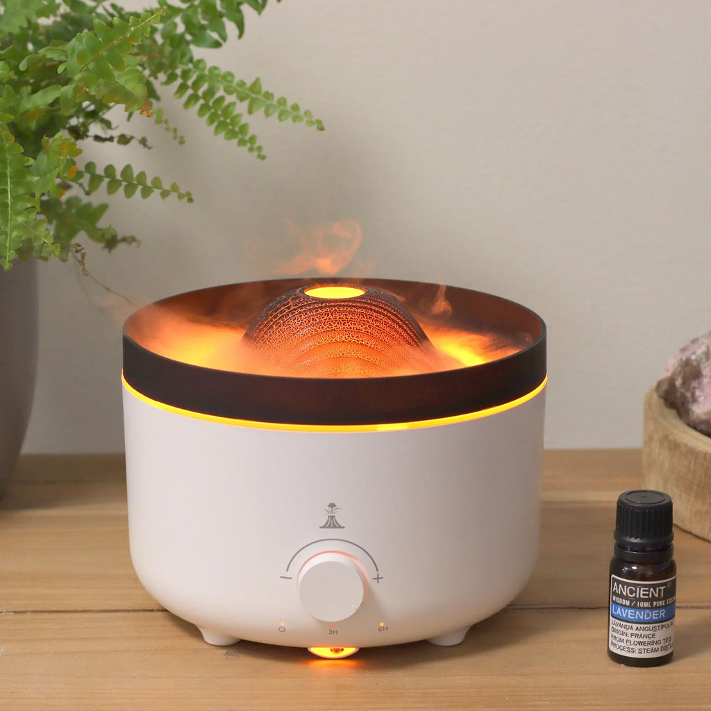 Himalay Salt Flame Aroma Diffuser r (plug) Two Colours - 560ml AW Dropship UK